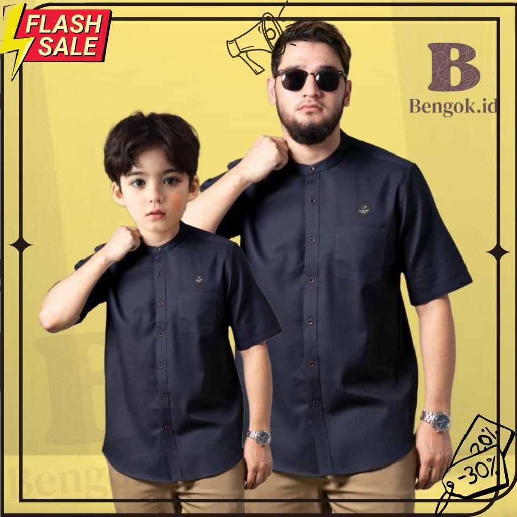 Koko Pendek  Couple Ayah Dan Anak Motif Benzema Warna Coksu 6.6