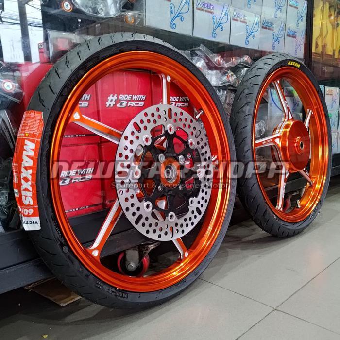 Paketan Velg Velek pelek Velk Racing Palang Bintang laut 5 Delkevic DND K speed / D55 star Ring 17 1