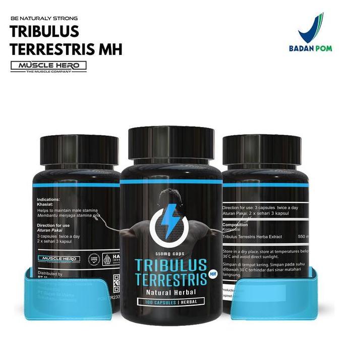 Tribulus Terrestris Kapsul - Testo Booster Pembentuk Otot & Vitalitas