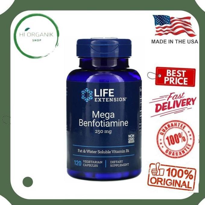 Life Extension Mega Benfotiamine 250 mg 120 Caps