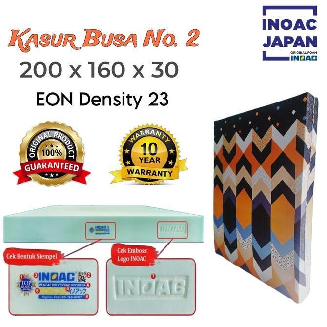 inoac kasur busa 160x200x30 original eon d23
