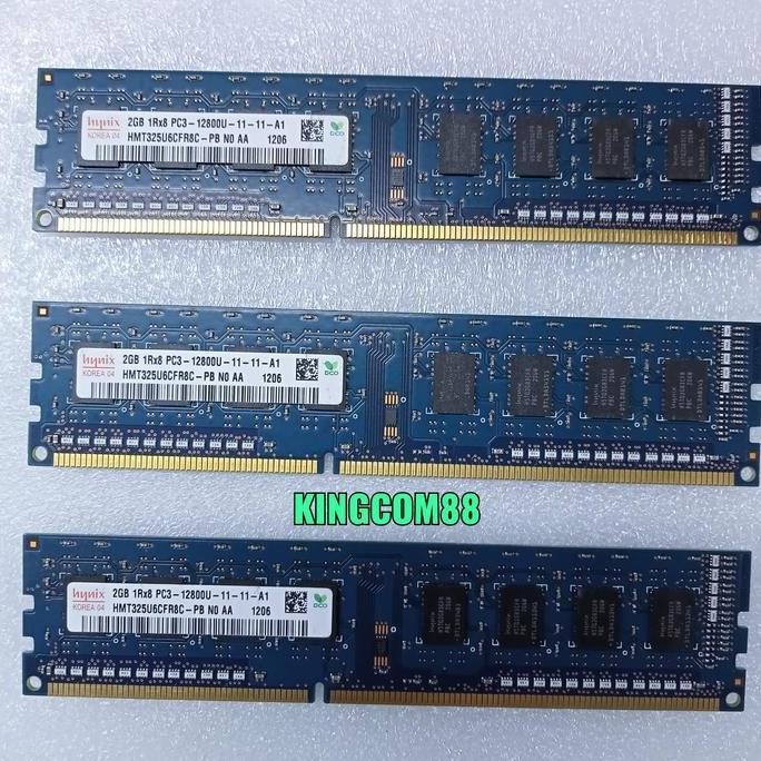 MEMORY RAM PC 2GB 1RX8 PC3 12800U DDR3 1600MHZ HYNIX