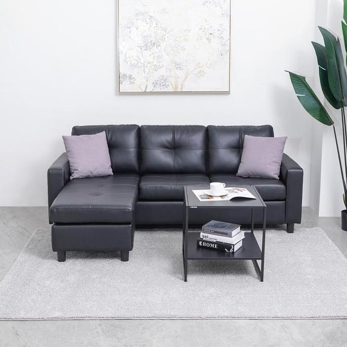 Informa - Informa Berwick Sofa Sectional Kulit - Hitam