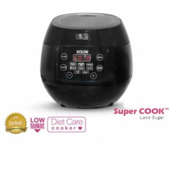 rice cooker low carbo low sugar BOLDe Super Cook magic com digital