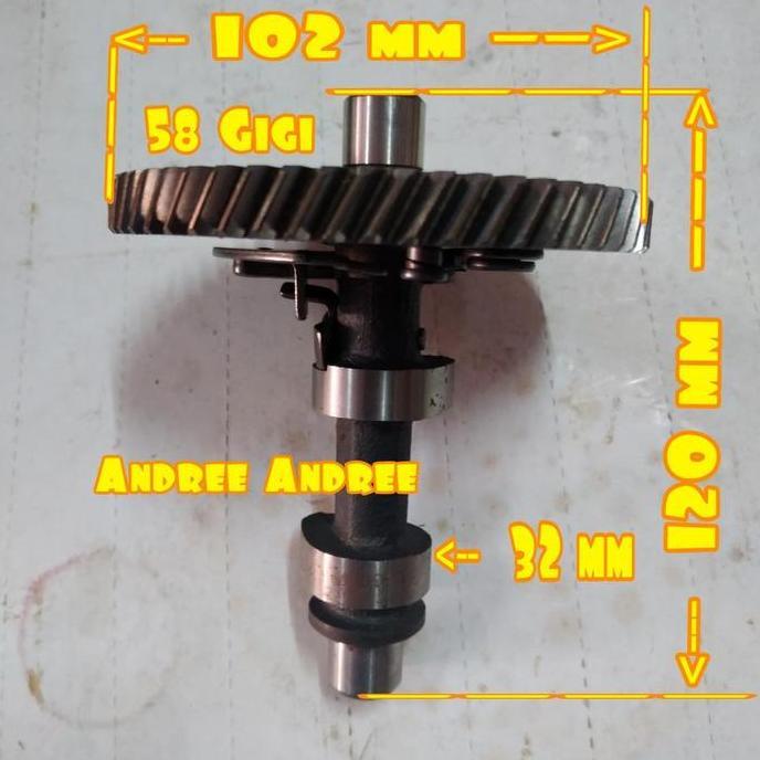 GX270 Camshaft - Cam Shaft - Noken As Klep GX 240 270 GX-270