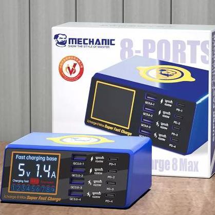 MECHANIC iCharger 8 Max 15W USB 9 port QC 3.0 PD Smart wireless Charge