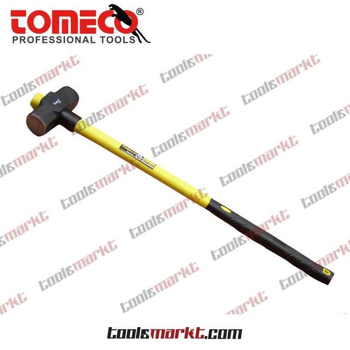 Tomeco Palu Batu Bodem 6 kg Segi Delapan Gagang Panjang 12 lbs