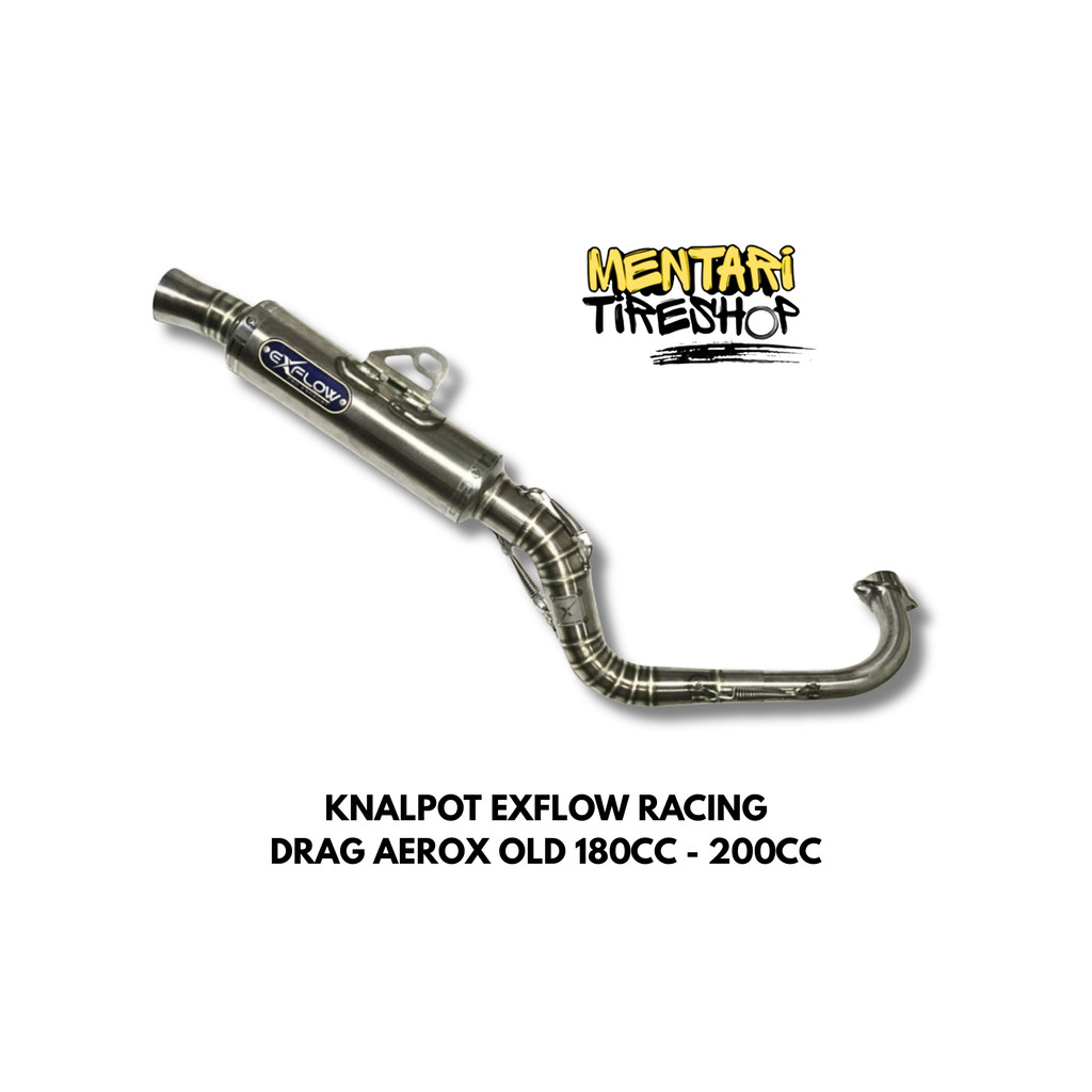 KNALPOT EXFLOW AEROX OLD 180CC-200CC UP KNALPOT AEROX OLD INLET 45 50 180CC-200CC ORIGINAL EXFLOW