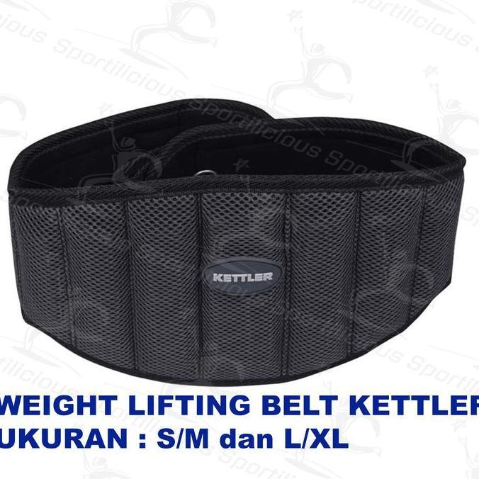 Otwsehat- Kettler Weight Lifting Belt Sabuk Angkat Besi Ban Angkat Besi Beban