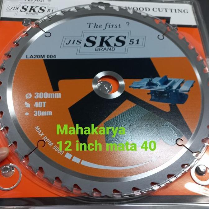 SKS51/gergaji kayu 12 inch mata 40/sircular saw/gergaji