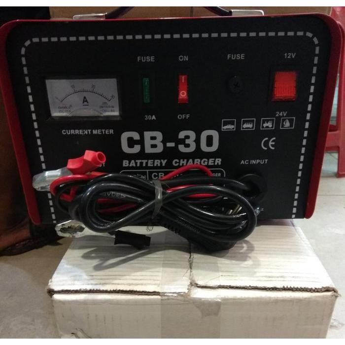 Battery Charger Cb-30 - Cas Aki 30A Rhino - Changer Aki 30A Original Dan Terpercaya