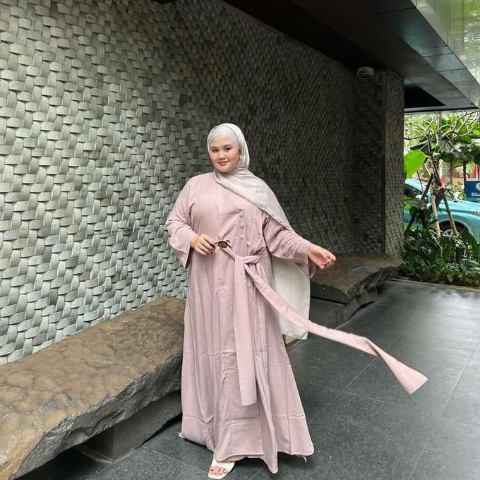 Terjangkau Set Abaya Lunayya Dubai //Abaya Premium //Abaya Dubai // Abaya Jumbo