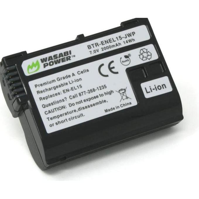 tokomasdedet9 - Wasabi Power Battery for Nikon EN-EL15 EN-EL15a EN-EL15b ENEL15 ENEL15a ENEL15b EN E