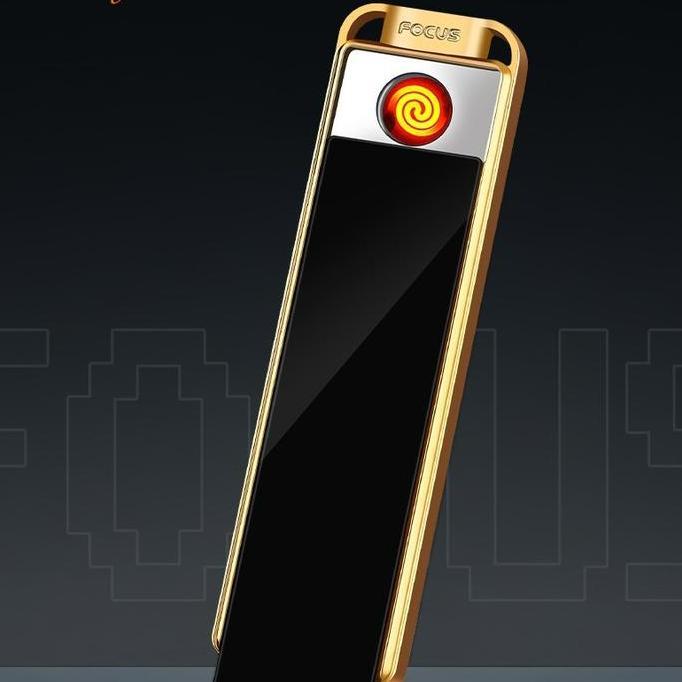 Wilwod- Mancis Elektrik 077 Gantungan Portable Mancis Elektrik Usb Rechargeable - Blue