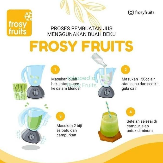 Frutting- Frozen Strawberry/ Buah Beku Stroberi
