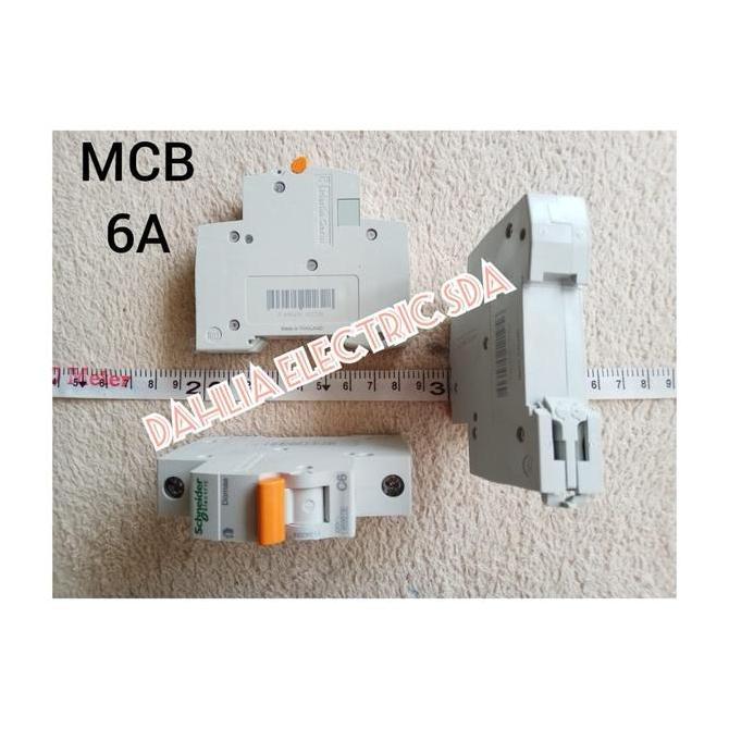 MCB 6A SCHNEIDER MERLIN / MERLIN GERIN ORIGINAL DAN TERPERCAYA