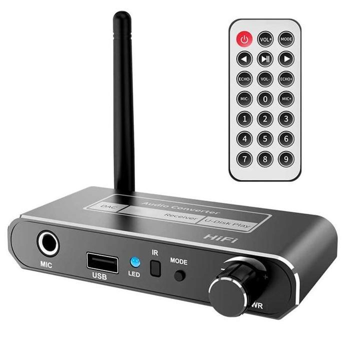 TEKNOWERN DAC Audio Bluetooth Receiver HiFi Converter Digital to Analog
