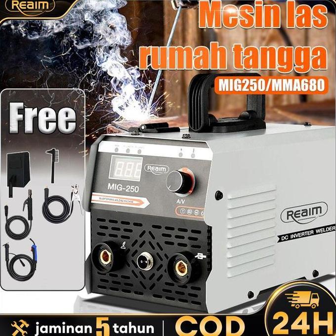 TEKNOWERN Reaim Mesin Las Mig 450 Watt Las Listrik Welding Machine Mesin Travo Las Listrik Inventer 