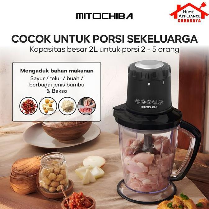 znputrahair - mitochiba food magic chopper blender serbaguna multi blend mito ch 2 / ch-2 / ch2