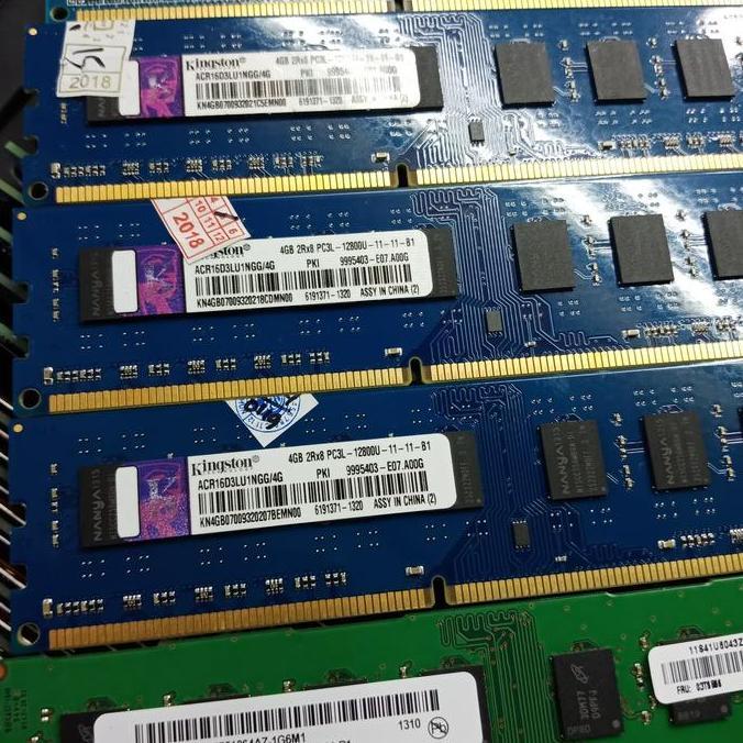 MEMORY PC DDR3 4GB PC 10600U/PC 12800U, SAMSUNG, HYNIX,KINGSTONE,MTI TERBATAS