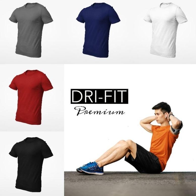 BEST SALE Kaos Polos DriFit Premium Rhabit anti bacterial + anti uv + quick dry