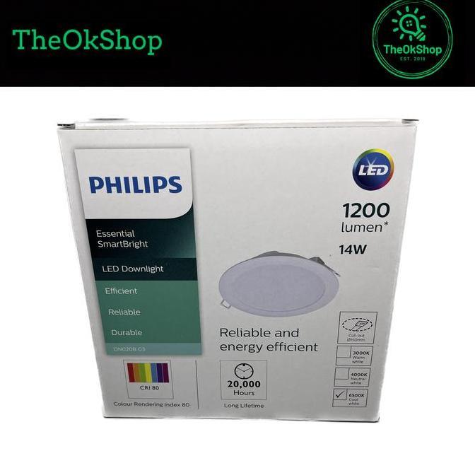 Lightflas- Downlight Philips Led Dn020B G3 Led12 14W / 14 Watt 6" Dn020 B