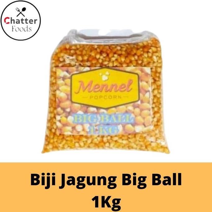 Bisajakok- Biji Jagung Usa 1Kg / Mennel Popcorn Big Ball Mushroom / Biji Popcorn