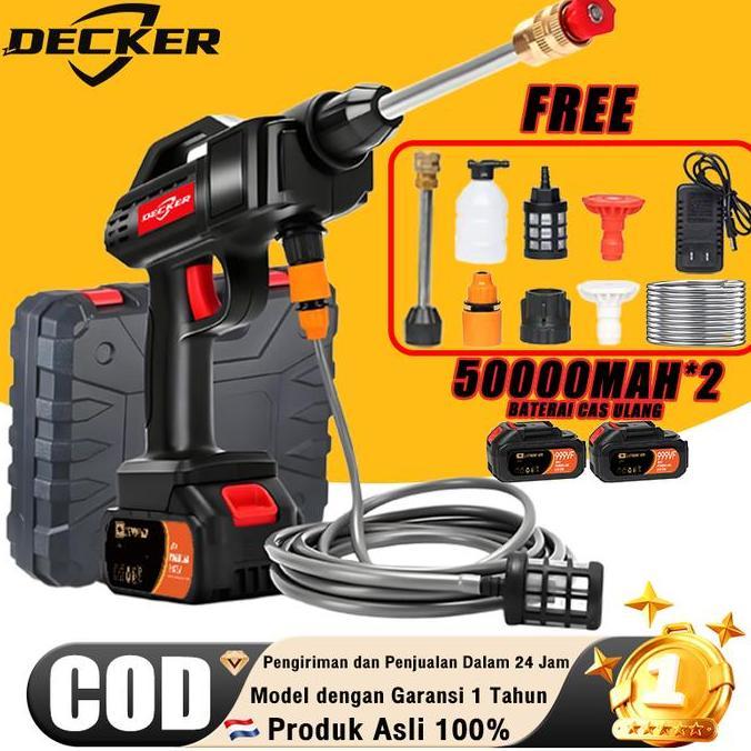 WARUNGSUHAT67 - DECKER ALAT CUCI MOBIL AC MOBIL POWER SPRAYER CUCI STEAM BERKUALITAS POMPA MESIN STE