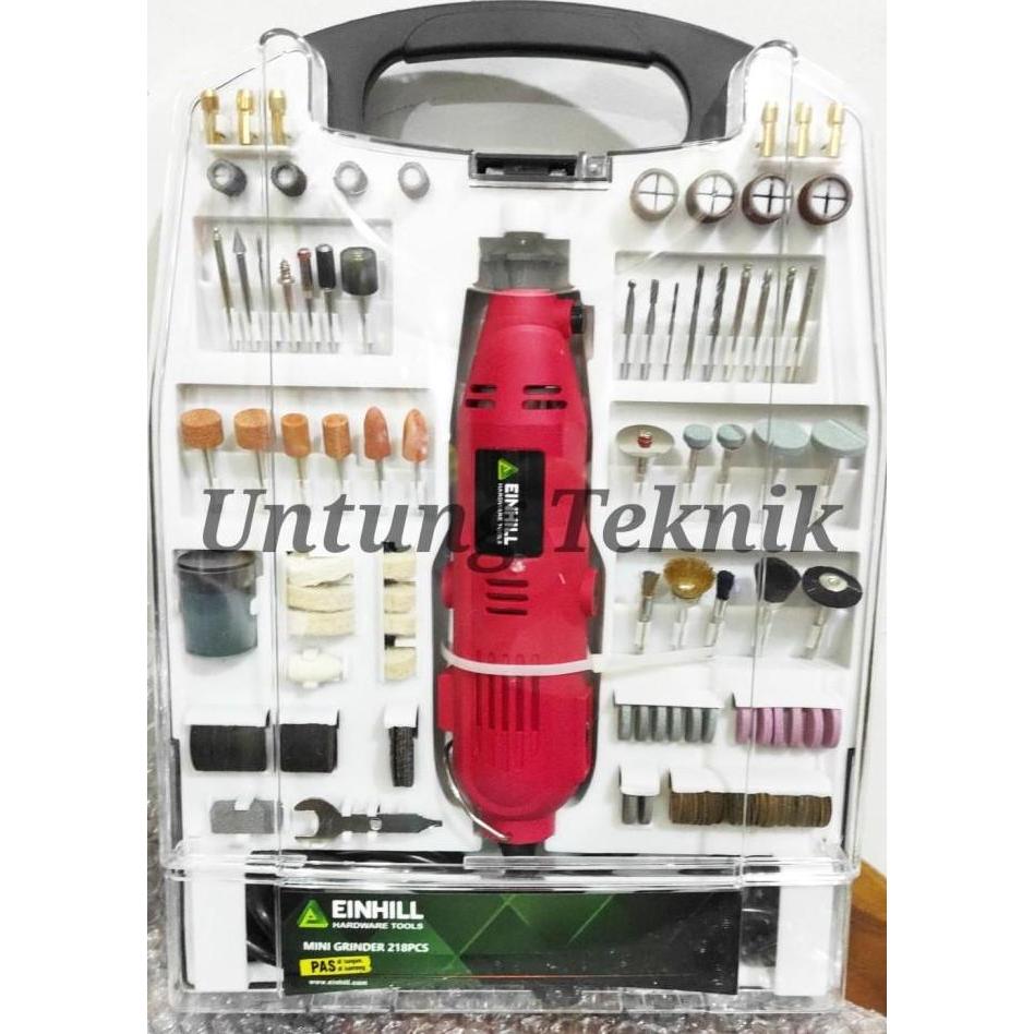 Oemahresi.new - EINHILL 218 Pcs Set Mini Grinder Tuner - Mesin Gerinda Mini Set