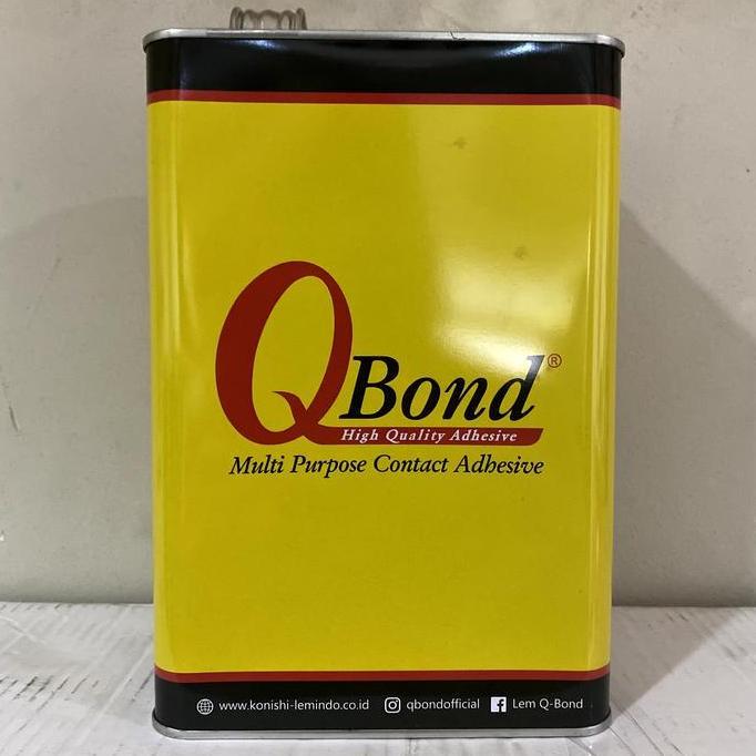 Ready QBOND HQ-113 2.5 KG LEM KUNING SERBAGUNA/HPL/EDGING/VINYL/KARPET/BUSA murah