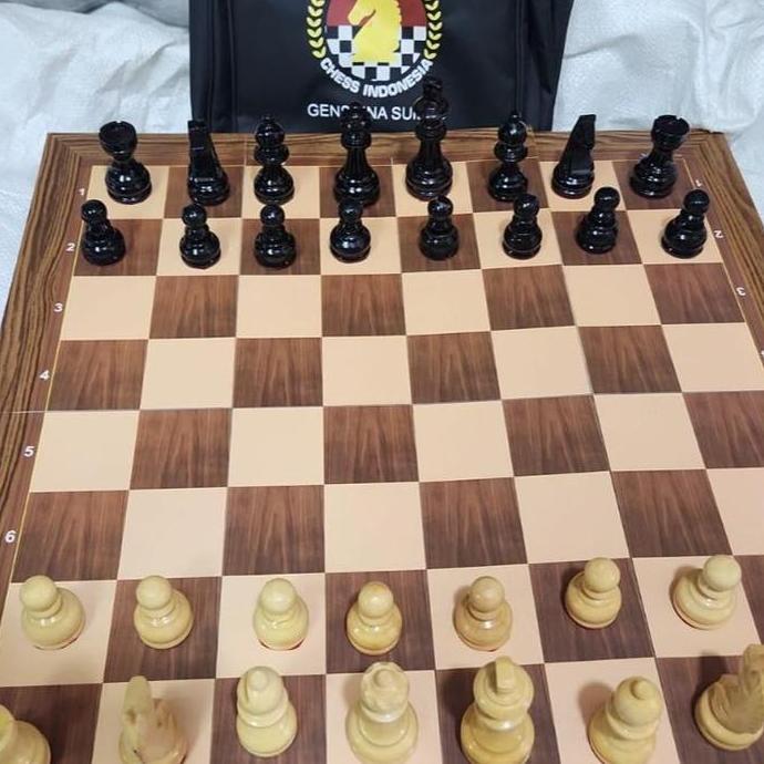Barfikah_shop - Papan Catur Standar Internasional Lipat 4 Full Serat - Papan Catur Lipat 4 Premium B