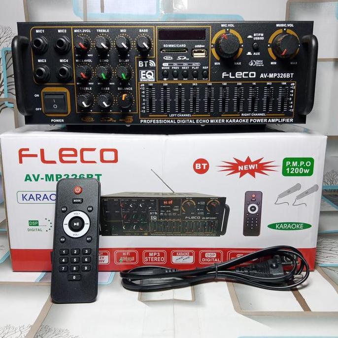 Usisuliwati89 - AMPLIFIER BLUETOOTH SUNBUCK AUDIO FLECO AV-MP326BT BISA BASS TREBEL BLUETOOTH BISA I