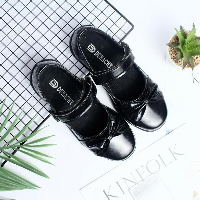 Termurah / Hot Sale Sepatu Anak Perempuan / Sepatu Pantofel Anak Perempuan Tk-Sd Model Pita Original