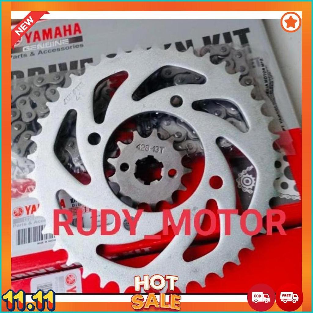 GEAR SET GIR SET JUPITER Z1 INJEKSI YAMAHA 1DY SET RANTAI GIR DEPAN BELAKANG [S1]