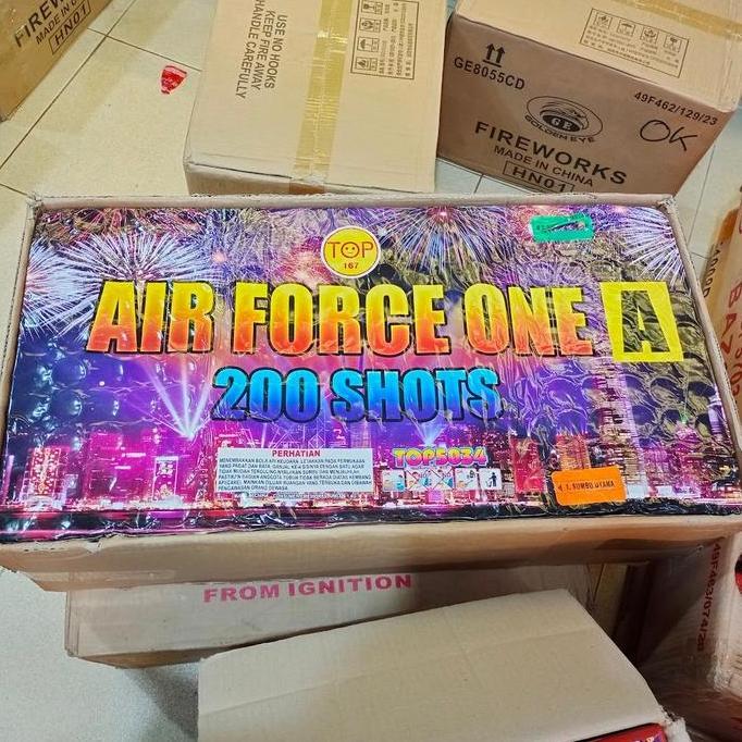 Terlaris Cake 1,2 Inch 200 S Air Force One Top5034 / Petasan Cina/ Imlek/ Tahun Baru/ Imlek / Cap Go