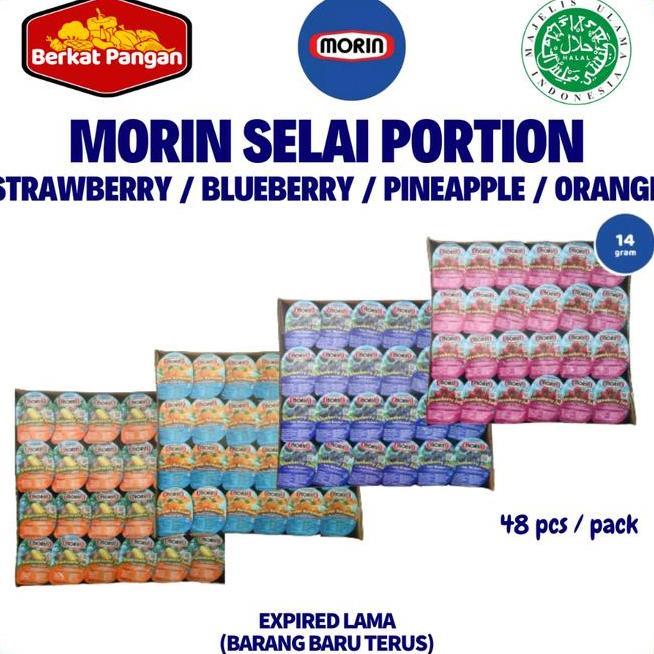 Mn Jam Mini Portion 14 Gr Selai Strawberry Blueberry Pine Orange Marmalade