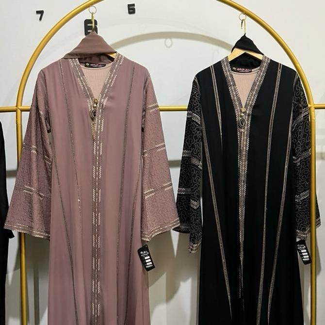 Super Sale, Abaya Mesir Najma / Abaya Bordir / Abaya Mesir Import