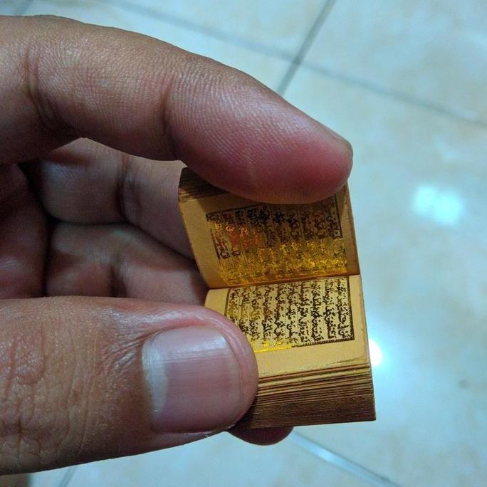 istambul quran mini tinta warna emas(antik) AS