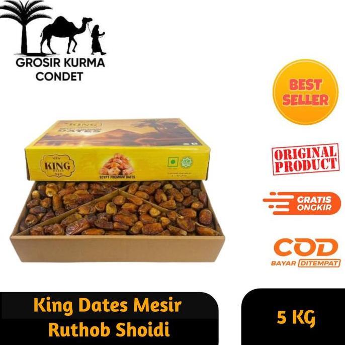 King Dates Kurma Mesir 5kg Ruthob Shoidi Premium