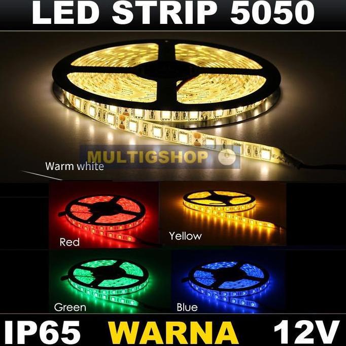 LED STRIP 5050 IP65 12V Mata Besar