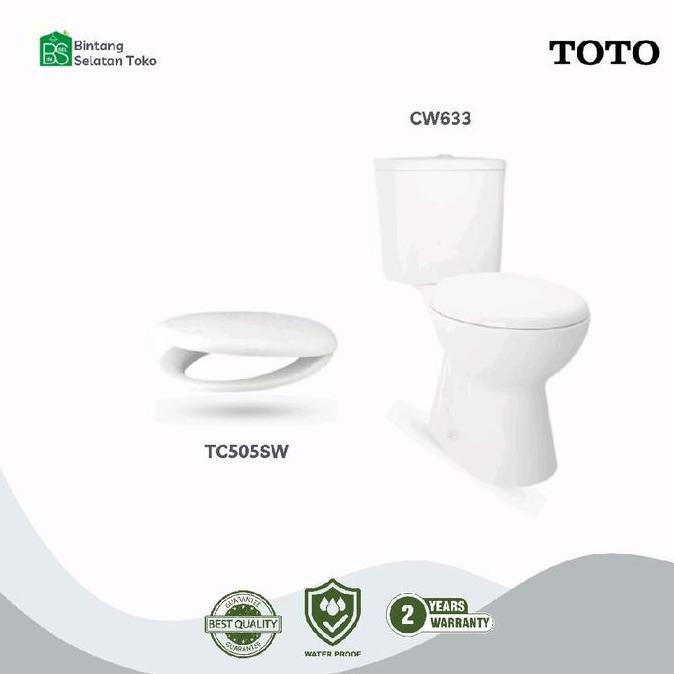 Terjangkau Closet Duduk Monoblok Toto Cw633