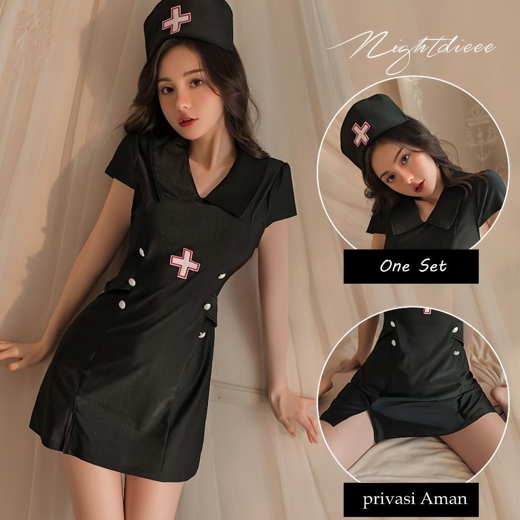 Baju Cosplay Lingerie Perawat Sexy Lingerie Godaan kantor A5820