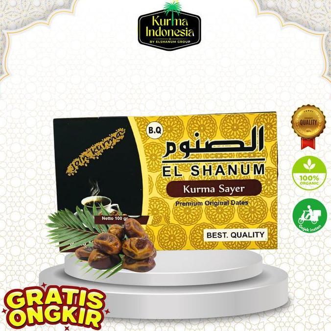 Kurma Sayer 1kg Premium Quality / Kurma Sayer Kemasan Ekonomis 100gr / Kurma Indonesia