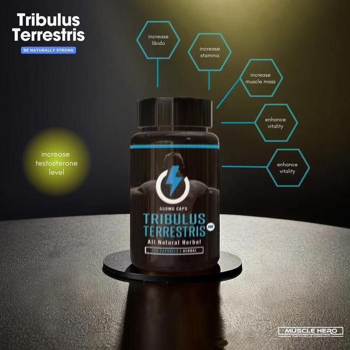 Capslock- Tribulus Terrestris Mh - Muscle Hero Original Bpom Testosterone Booster