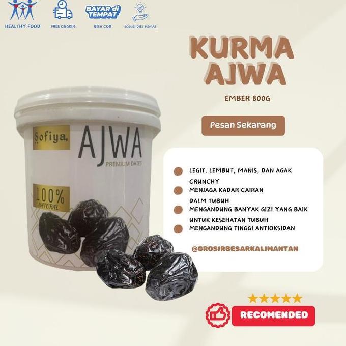COD EMBER AJWA SOFIYA KURMA AJWA MANIS KURMA SAFIYA
