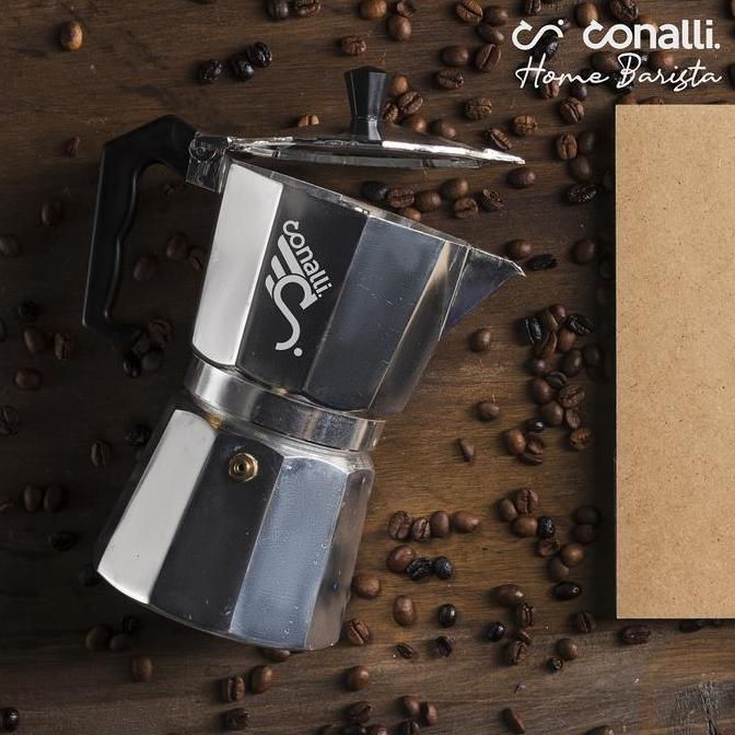 Nosting- Mokapot 300Ml 6 Cup Moka Pot Alat Pembuat Espresso Maker Moka Pot 300