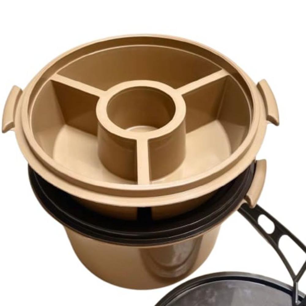 hot deals rantang susun 2 coklat - rantang hajatan - rantang berkat