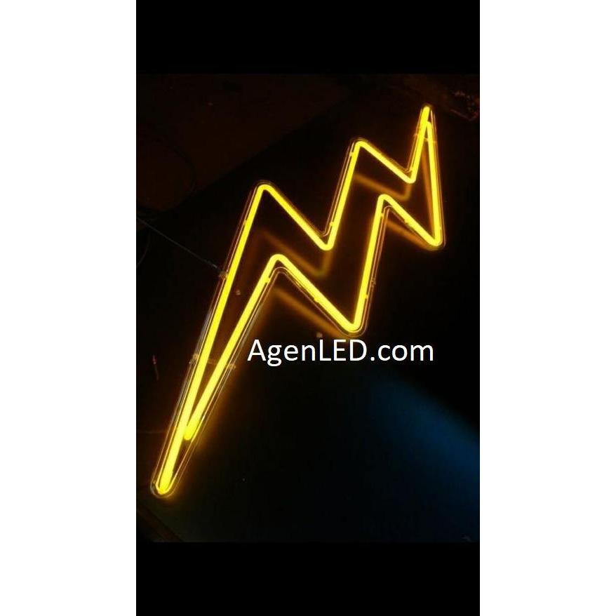 Lampu Neon Flex Led 12V Dc Neonflex 12 V Volt 12Volt Kuning Yellow