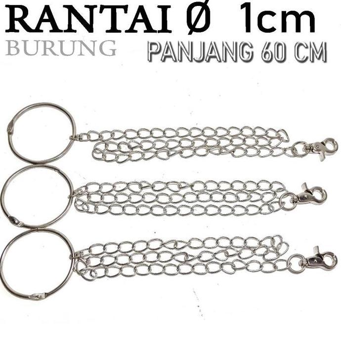 Willofbig- Rantai Rante Ring Borgol Kaki Burung Love Bird Betet Parkit Lovebird
