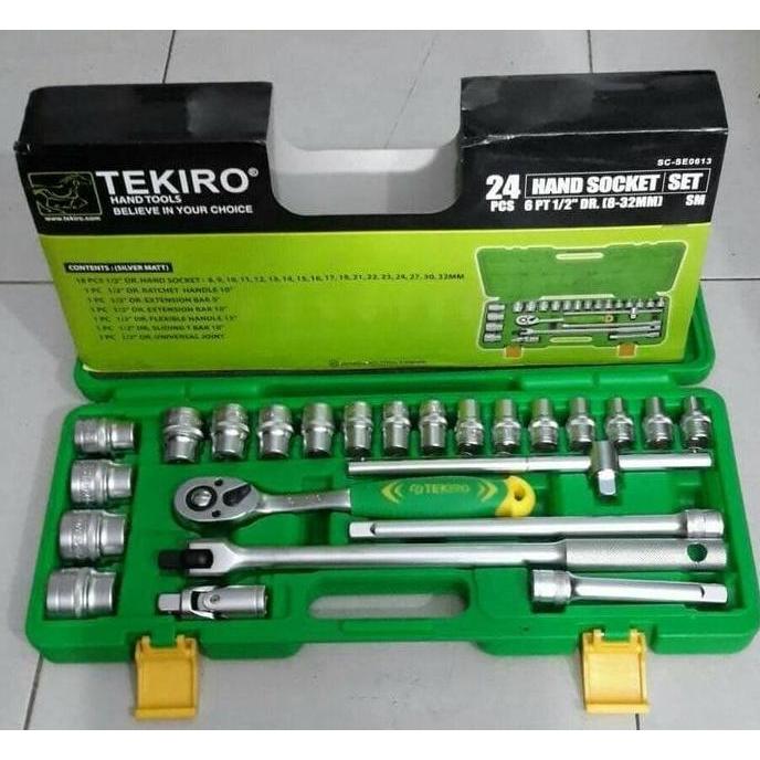 Kunci Sok Set 24 Pcs TEKIRO - Tekiro Sock Set 24 Pcs